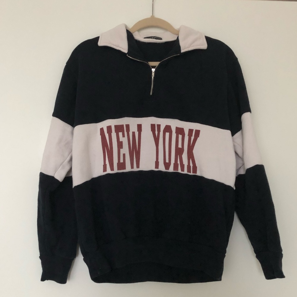 Brandy Melville quarter zip sweater
